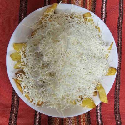 french fries with cheese